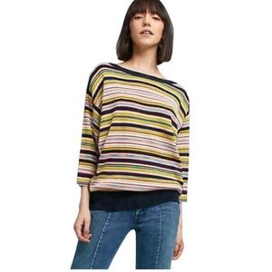 Anthropologie Moth Striped Sweater